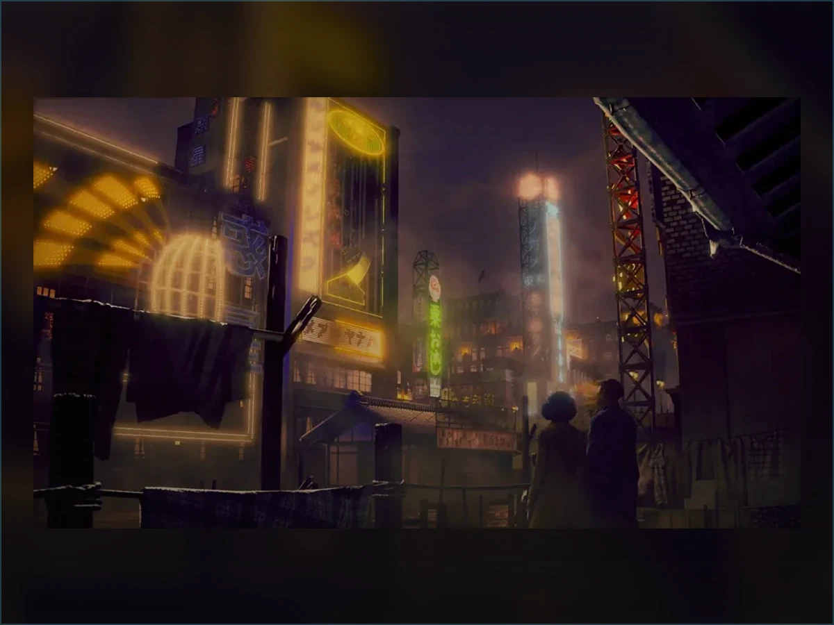 STRANGER THAN HEAVEN Minami Osaka 1943 setting art